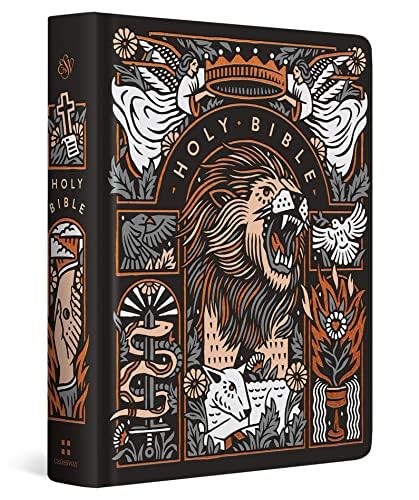 ESV Single Column Journaling Bible, Artist Series (Hardcover, Joshua Noom, The Lion and the Lamb): Holy Bible, English Standard Version