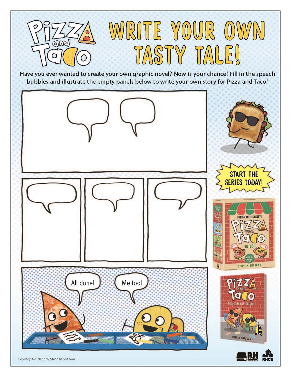 Pizza and Taco: Who's the Best?: (A Graphic Novel)