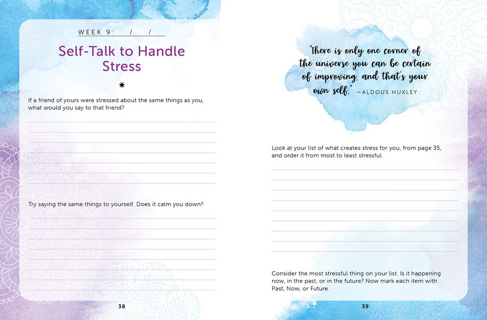 52 Weeks to Better Mental Health: A Guided Workbook for Self-Exploration and Growth (Volume 5)