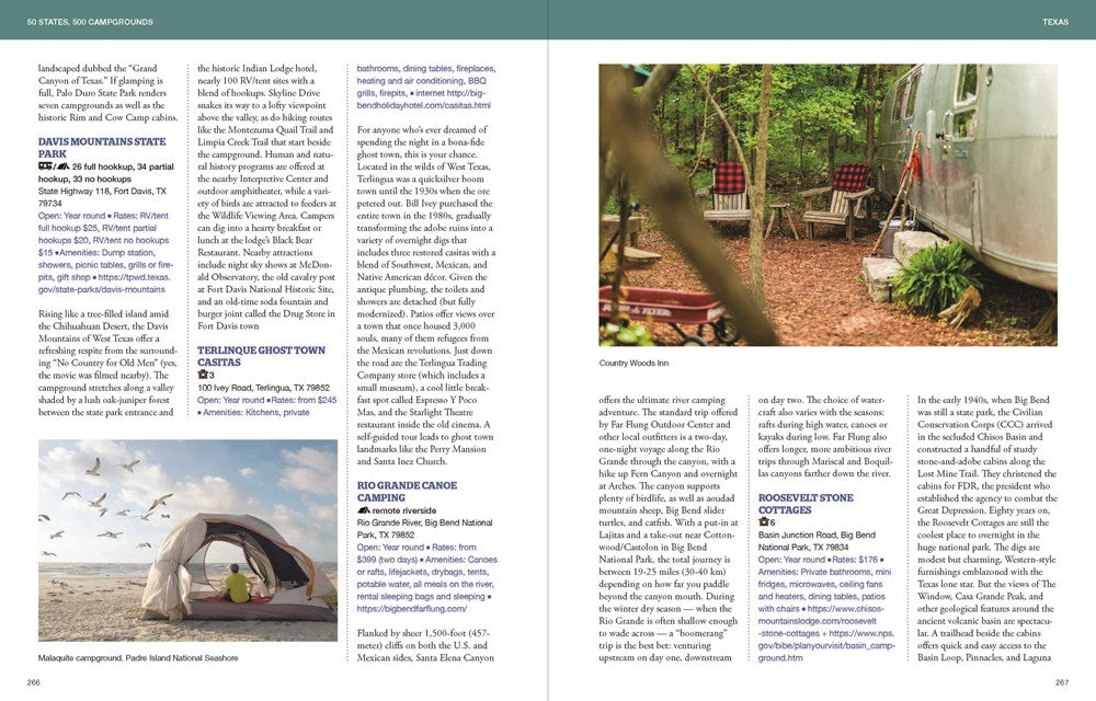 50 States, 500 Campgrounds: Where to Go, When to Go, What to See, What to Do (5,000 Ideas)
