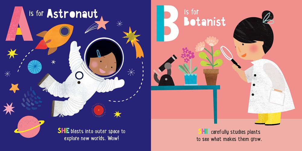 ABC for Me: ABC What Can She Be?: Girls can be anything they want to be, from A to Z (Volume 5)