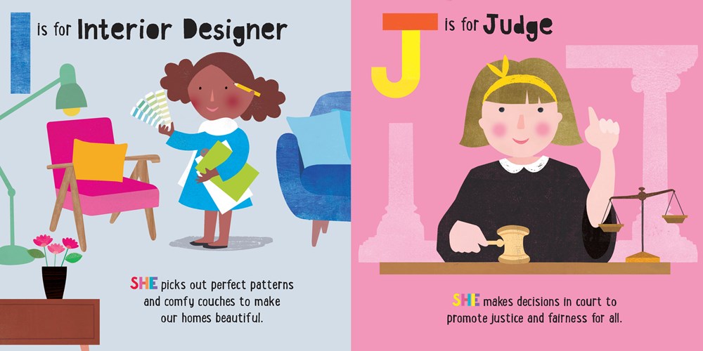 ABC for Me: ABC What Can She Be?: Girls can be anything they want to be, from A to Z (Volume 5)