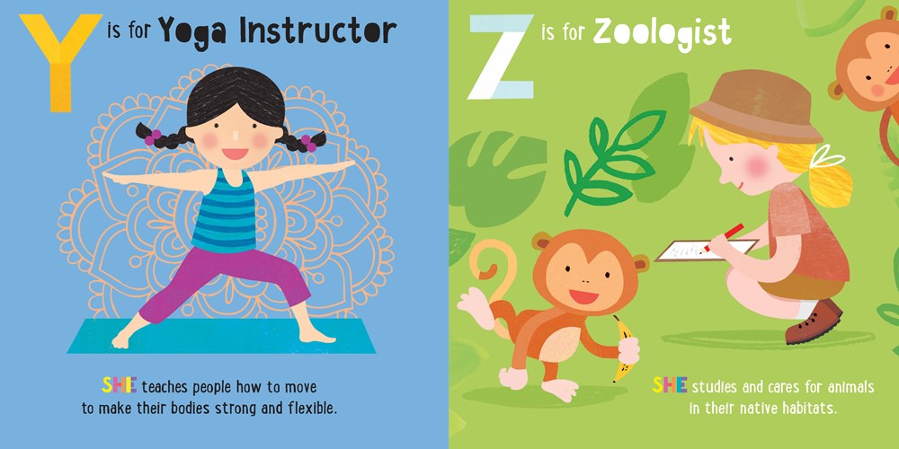 ABC for Me: ABC What Can She Be?: Girls can be anything they want to be, from A to Z (Volume 5)