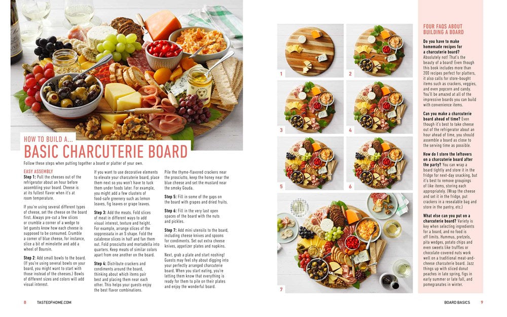 Taste of Home Boards, Platters & More: 219 Recipes for Party-Perfect Charcuterie Boards, Snacks & Drinks (Taste of Home Entertaining & Potluck)