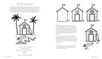 15-Minute Ink Landscapes: Simple, Striking, Soothing Lineart of Forests, Mountains, Beaches and More
