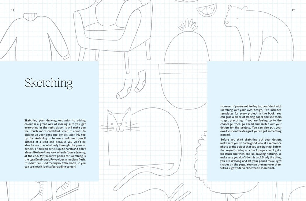 15-minute Art Drawing: Learn how to Draw, Colour and Shade