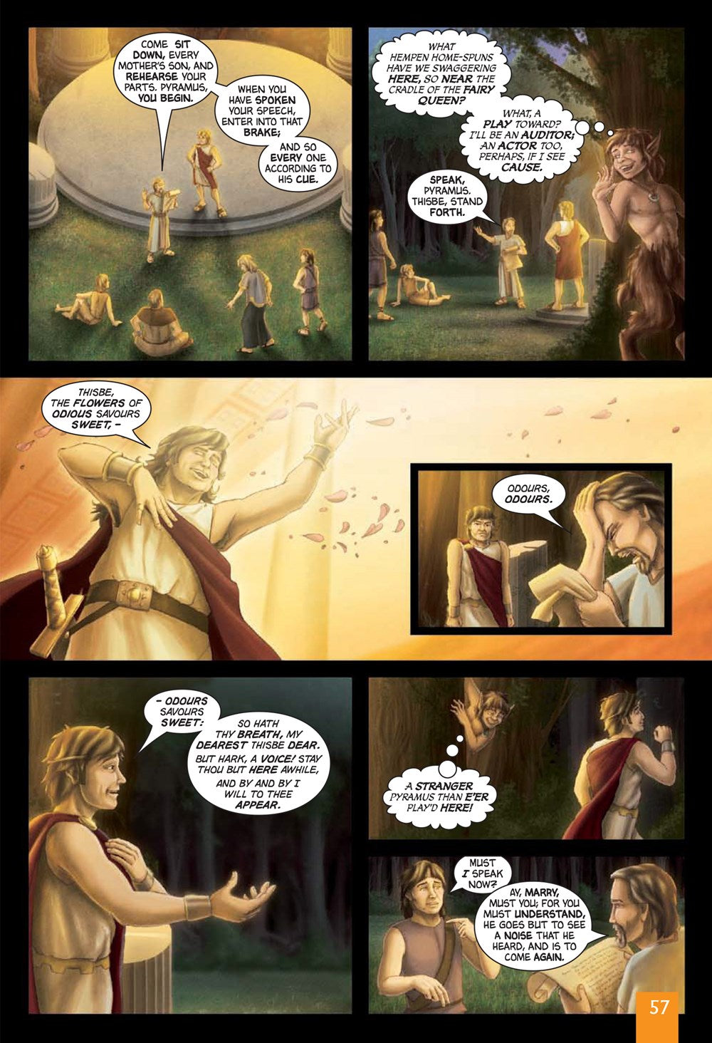 A Midsummer Night's Dream The Graphic Novel: Original Text (Classical Comics)