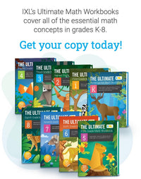 IXL The Ultimate 7th Grade Math Workbook, Middle School Books for Kids Ages 12-13 Covering Geometry, Algebra, Probability, Ratio, and More Mathematics (IXL Ultimate Workbooks)